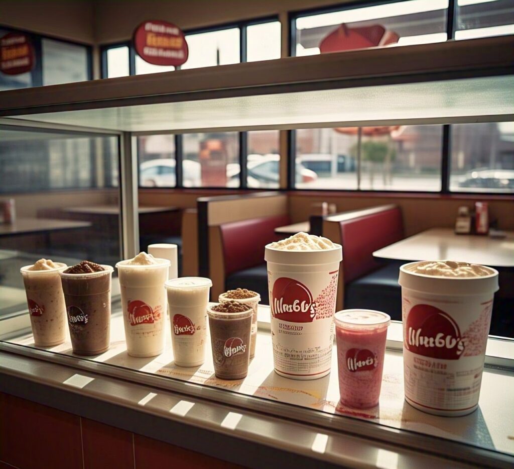 wendy's frosty size comparison